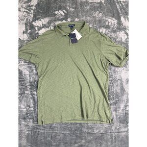 Peter Millar Crown Crafted Polo Shirt L Green NWT $150 MSRP Soft Knit Mens Shirt